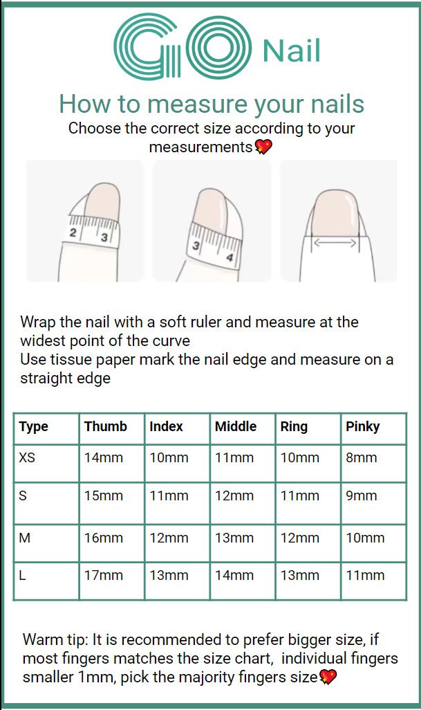 Green square press on nails
